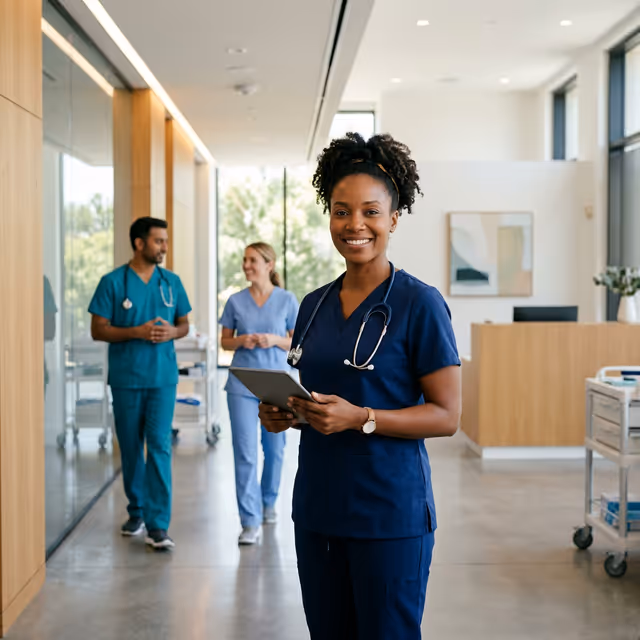 Equipo de especialistas médicos profesionales y experimentados